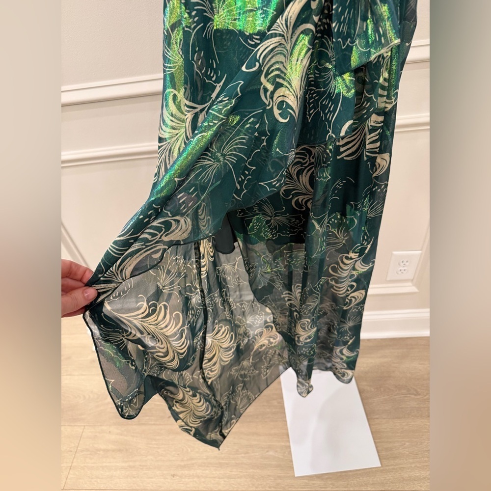 Anna Sui Midi Dress in Green - Picture 8 of 13